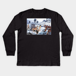 Wet Hoth Imperial Summer Kids Long Sleeve T-Shirt